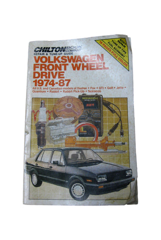Chilton Book Repair Tune-Up Manual 1974-1987 Volkswagen Front Wheel Drive