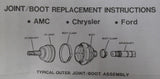 Federal Mogul TRW 22377 CV Joint/Boot CV Joint Boot-Inboard FREE SHIPPING!