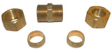 Big A 3-16292 Brass Male Connector Fitting Kit 3/4" Pipe Lot Of 5 Kits