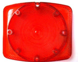 Signal Stat 9379 Red Square School Bus Stop Light Lens Cover SAE IPST 76
