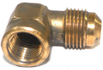 Big A Service Line 3-150640 Brass Pipe, 90 deg Street Flare Elbow 3/8" x 1/4"