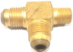 Big A Service Line 3-151520 Brass Pipe, Flare Tee Fitting 5/16" x 1/8"