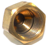 Big A Service Line 3-147600 Brass Pipe, Dome Nut 3/8" 3147600