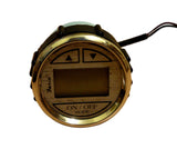 Faria Boat Depth Sounder Gauge 1' - 199' Depth Chrome Rim Silver/Gray Color Face
