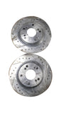 Power Stop JBR928XL JBR928XR Brake Rotor LH & RH W/ Pads 2000-2009 Fits Honda S2000