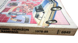 Chilton Book Repair Manual 6845 1978-1989 Omni Horizon Rampage Free Shipping
