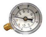 Ashcroft Pressure Gauge 723-06 Bronze Tube Brass Socket Over 6000 PSI Brazed