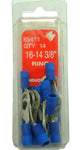 Conduct Tite! 85411 Ring Terminals 16-14 3/8" Qty 14