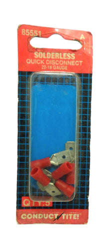 Conduct Tite 85551 Solderless Quick Disconnect 22-18 Gauge Qty 5
