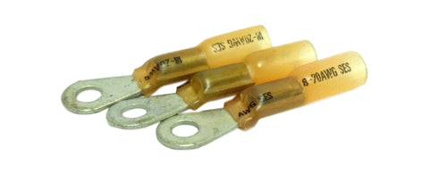 Handy Pack ET355 Solder Ring Terminal (3) Pieces 20-18 Gauge #8 Stud ET-355