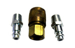 TRW 670025 Quick Coupler Set Contains 1/4 Female Coupler & (2) 1/4" Male Nipples