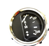 Faria GP9436A Euro Series Trim Gauge - Black Face Mercury / Volvo / Yamaha Boat