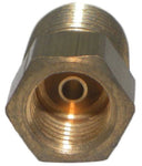 Big A Service Line 3-124220 Brass Pipe, Hex Bushing Fitting 1/8" x 1/8"