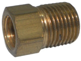 Big A Service Line 3-124220 Brass Pipe, Hex Bushing Fitting 1/8" x 1/8"