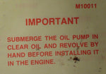 Melling K-87G Engine Oil Pump Repair Kit K87G Mercury Ford Lincoln 1987-1982