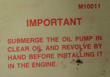 Melling K-87G Engine Oil Pump Repair Kit K87G Mercury Ford Lincoln 1987-1982