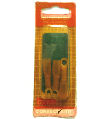 Conduct Tite! 85201 Weatherproof Ring Terminals 22-18 Gauge #8 Stud Qty 2