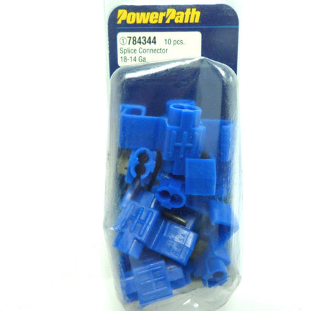 PowerPath 784344 Splice Connector 18-14 Gauge 10 Pieces