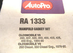 Autopro RA 1333 RA1333 Manifold Gasket Set