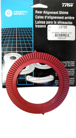 Federal Mogul TRW 13739 Rear Alignment Shim Universal Burgandy Shim Brand New!