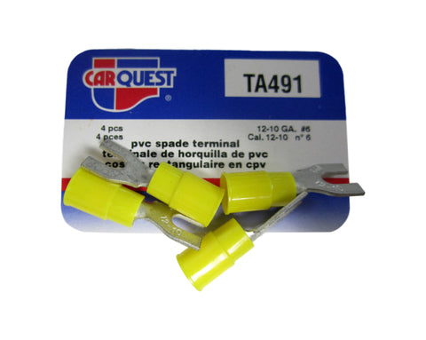 Carquest TA491 TA 491 12-10 Gauge PVC Spade Terminal Brand New!