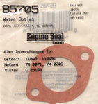 Engine Seal Water Outlet Gasket 85705 35286 Fits 1978-1995 Chrysler Jeep Eagle