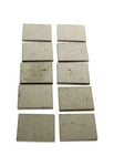 (10) 0.14oz Wheel Weights Flat Rectangle 3.8 Grams