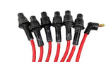 V6 cyl Red Custom Tailored Spark Plug Wire Set 7.5mm  38" 37" 35" 30" 23" 19" 5"