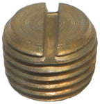 Big A Service Line 3-21740 Brass Slotted Head Plug 1/4"