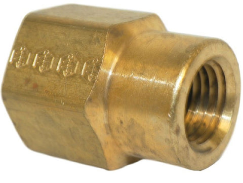 Big A Service Line 3-21964 Brass Hex Reducer coupling 3/8" x 1/4"