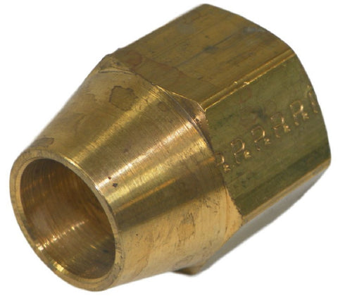 Big A Service Line 3-141090 Brass Pipe Long Nut 5/8"