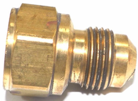 Big A Service Line 3-146660 Brass Flare Female Connector 3/8" x 3/8"