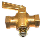 Big A 3-33122 Brass Pipe, Shut-off Cocks Female Drain Valve 1/8" x 1/8"