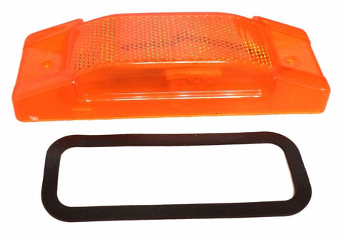 Signal Stat Lighting 02892 9040A Orange Replacement Marker Lens DOT-AP2 PC-91