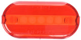 Peterson 134-15R Red Repl. Lens Fits 135A/C/R Series Clearance/Side Marker Light