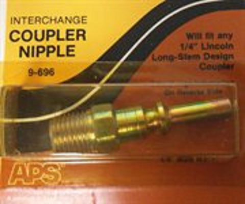 9-662 1/4" Tru-Flate Design Nipple & Coupler FREE SHIPPING