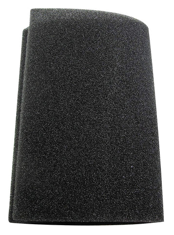 UNI Filter BF-2 Foam Filter Sheet - 30 PPI Black Coarse 12 X 24X 3/8"