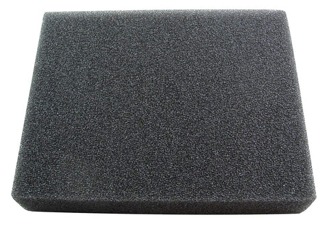 UNI Filter BF-3 Foam Filter Sheet - 30 PPI Black Coarse Foa 8" X 10" X 2"