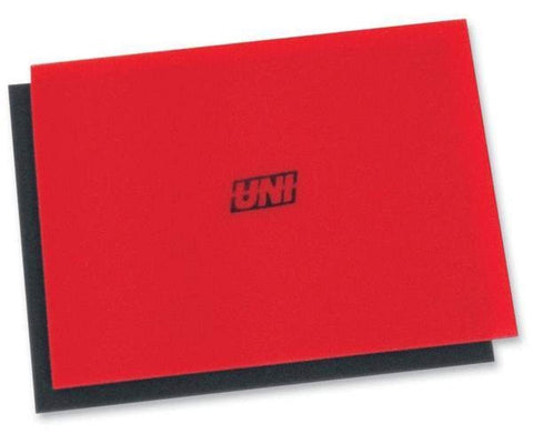 UNI Filter BF-5 Foam Filter Sheet - 40 PPI Red Coarse Foa 12" X 16" X 3/8"