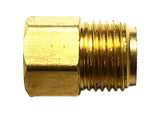 Brass-Tite! 43391 5/8"-18 Male Tube to 5/16" Female Tube Dual Brake Adaptor
