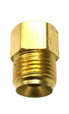 Brass-Tite! 43391 5/8"-18 Male Tube to 5/16" Female Tube Dual Brake Adaptor