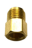 Brass-Tite! 43391 5/8"-18 Male Tube to 5/16" Female Tube Dual Brake Adaptor
