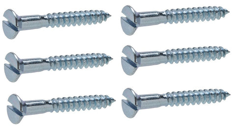 Keep-Tite! 44471 Flat Head Slotted Screws - Pack of 6