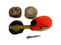 BOS Boat & Utility Trailer Wheel Bearing Kit FM002 Fits Most 1" Straight Spindle