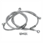 Edelbrock R08277 Front Brake Line Kit Fits Kawasaki 88-90 ZX1000 ZX-10
