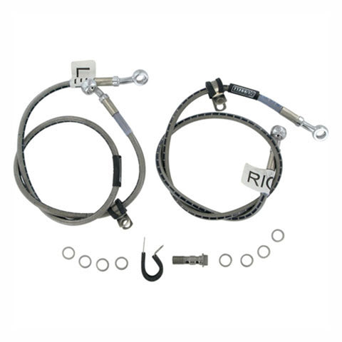 Edelbrock R09237 Front Brake Line Kit Fits Honda 08 CBR600RR Two Line Racer