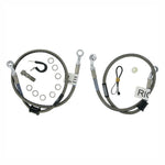 Edelbrock R09784 Brake Hose Kit Fits Yamaha YZF-R6 2008 Two Line Racer Dot