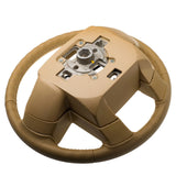 Genuine Ford 7C3Z-3600-CB Leather Steering Wheel (Camel-Tan)