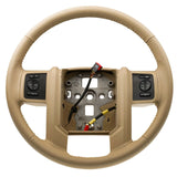 Genuine Ford 7C3Z-3600-CB Leather Steering Wheel (Camel-Tan)