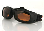 Balboa BPIS01A Piston Black Frame Goggle - Amber Lens